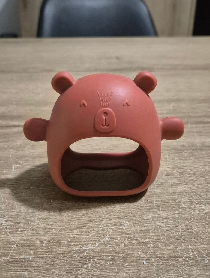 Gant de dentition en silicone 🐻