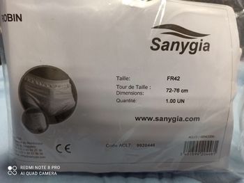 Culotte piscine étanche ROBIN Taille 42