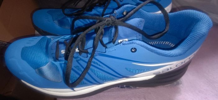 Baskets bleues Salomon Wings pro 3 - photo numéro 3