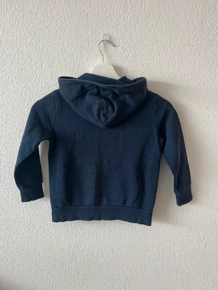 Gilet à capuche bleu marine H&M – Taille 4-6 ans (110/116 cm) - photo numéro 2