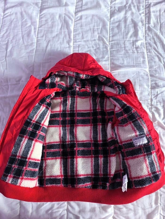 Parka rouge doublée 10 ans - photo numéro 2