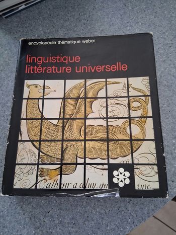 Linguistique littérature universelle " tome 14" encyclopédie thématique weber
