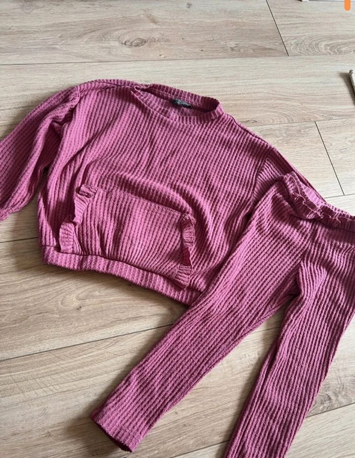 Ensemble 4/5ans rose foncé