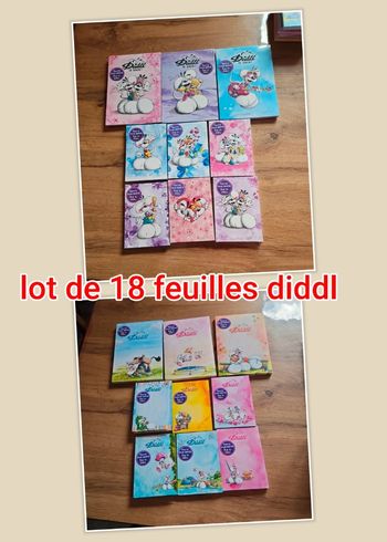 Lot de feuilles diddl collection is back et Mid 