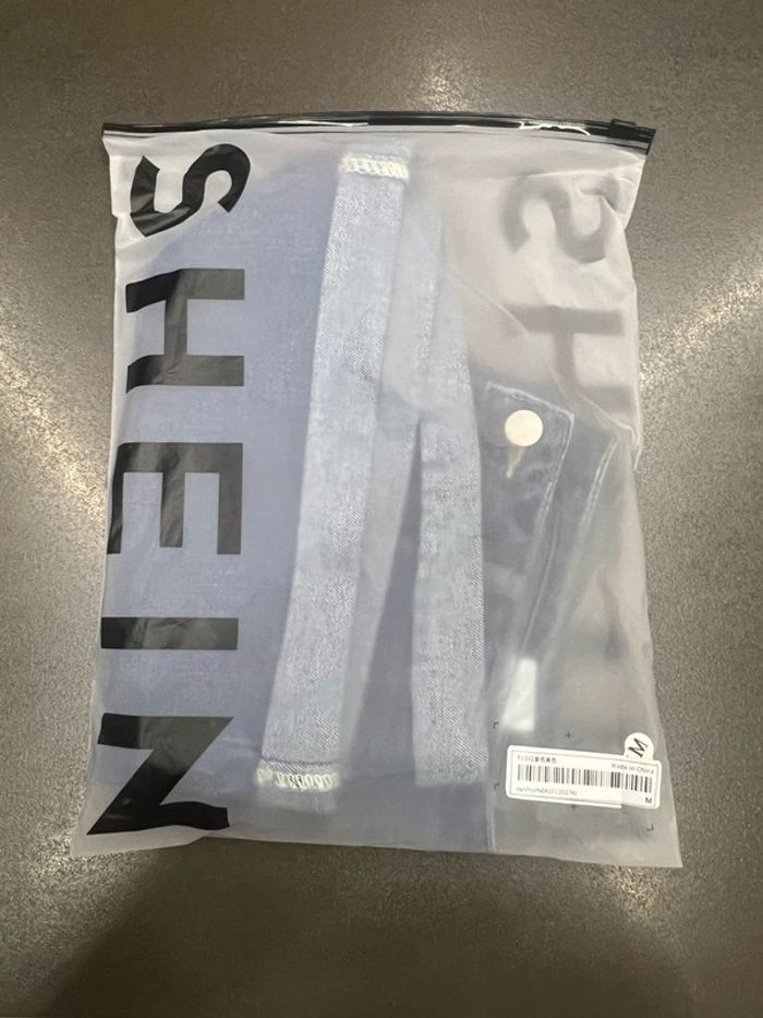 Short en jean bleu - photo numéro 6