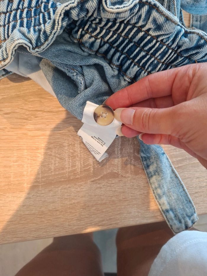 Short en jean et noeud - photo numéro 10