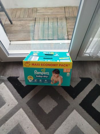 Pampers couches taille 3,4,4+,5+,6