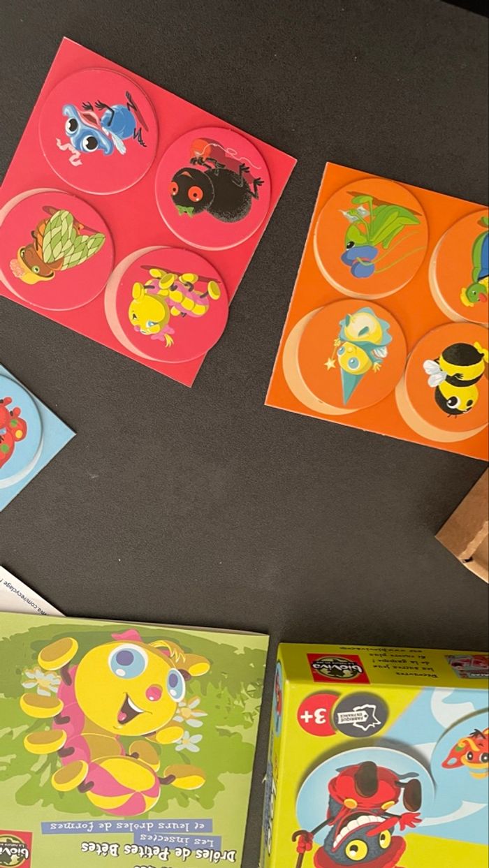 Bioviva jeu loto maternelle enfant drôle de petits bêtes - photo numéro 3