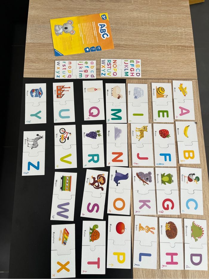 Jeu de société puzzle ravensburger dès 3 ans alphabet - photo numéro 3