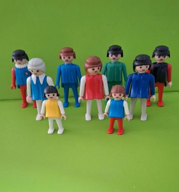 Lot personnages playmobil vintage