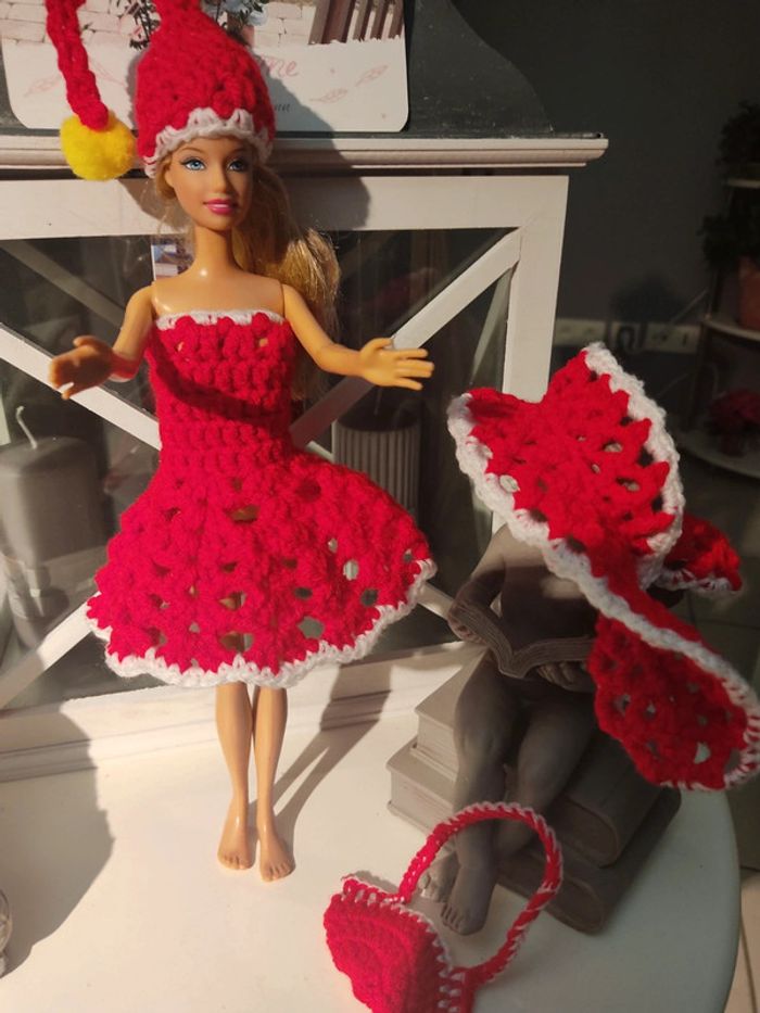 Vêtements pour Barbie Noël 3+1€ - photo numéro 4