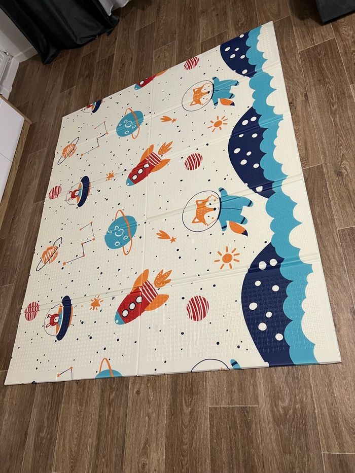 Tapis de jeu pliable réversible bébé neuf - photo numéro 6