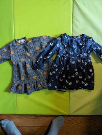 Lot de 2 robes mi saison jbc et zara