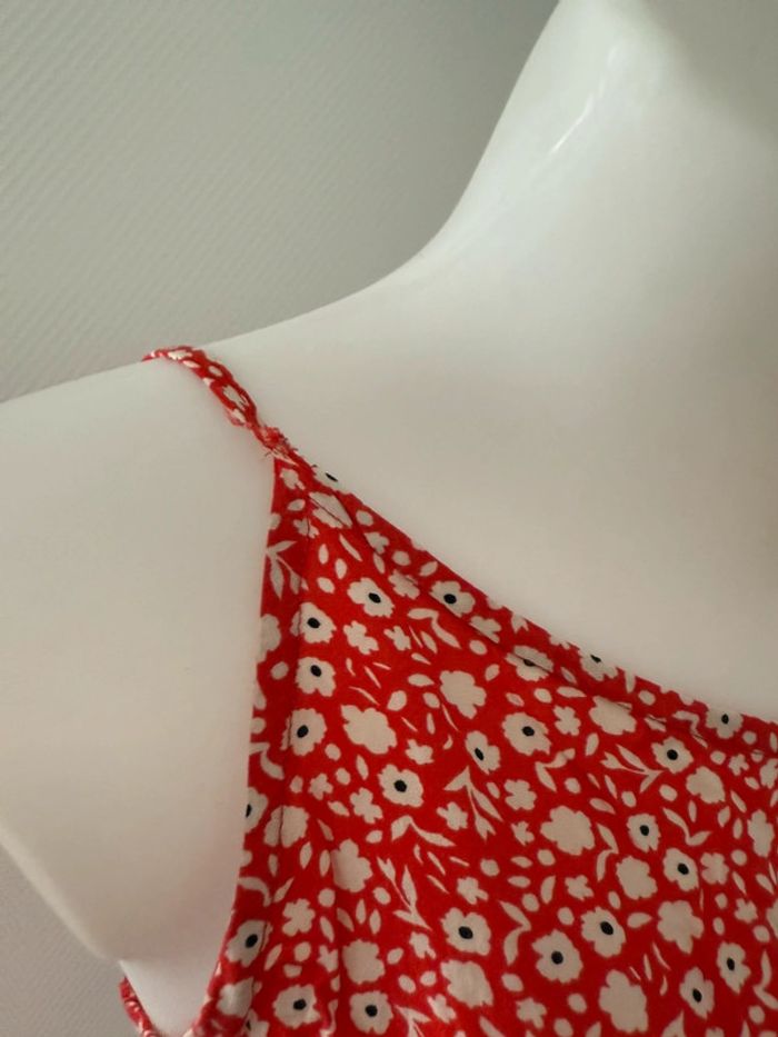 Robe dos nue à fleur en très bon état taille S - photo numéro 5