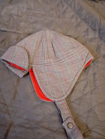 Casquette avec cache oreilles taille 3/6 mois