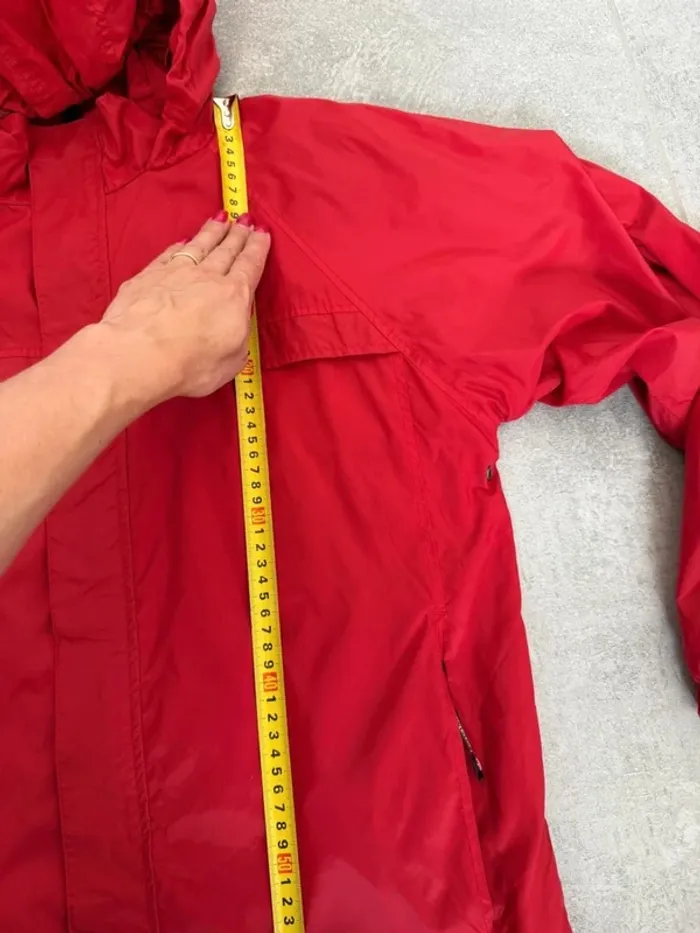 Veste de pluie Aigle femme S ou enfant 14 ans rouge en parfait état - photo numéro 12