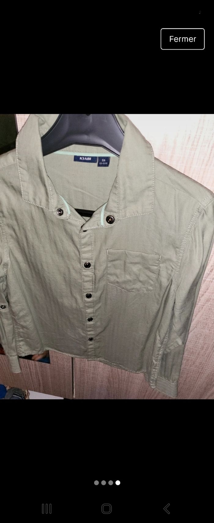 Chemise kaki - photo numéro 2