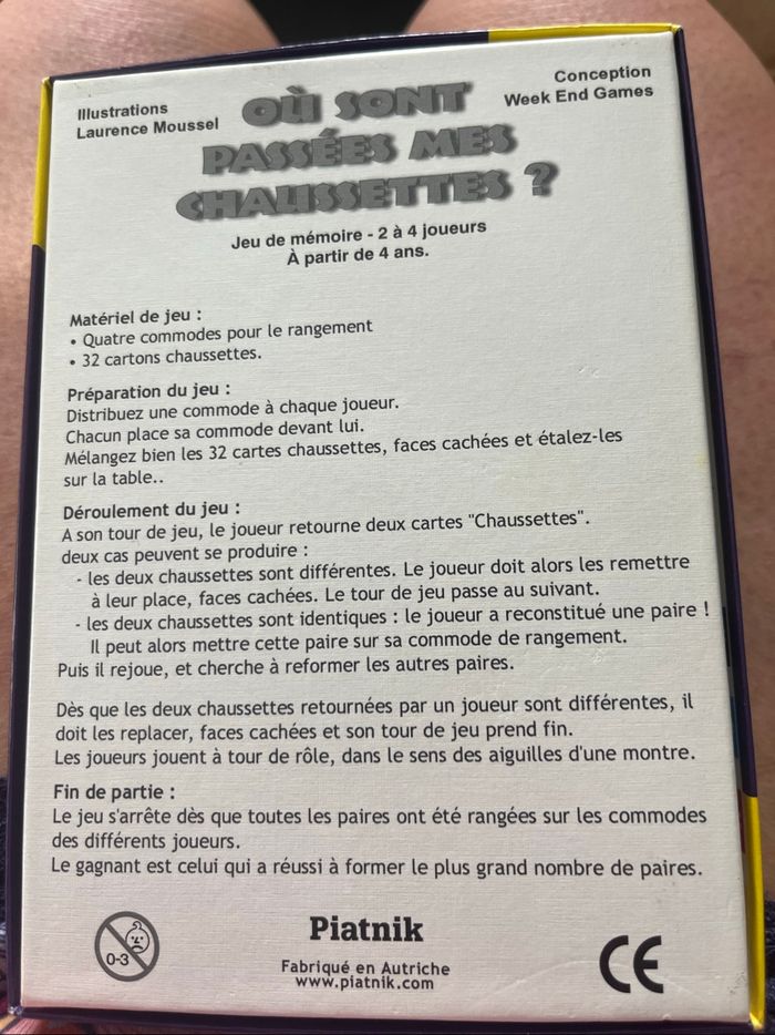 Jeu où sont passer mes chaussettes ? - photo numéro 3