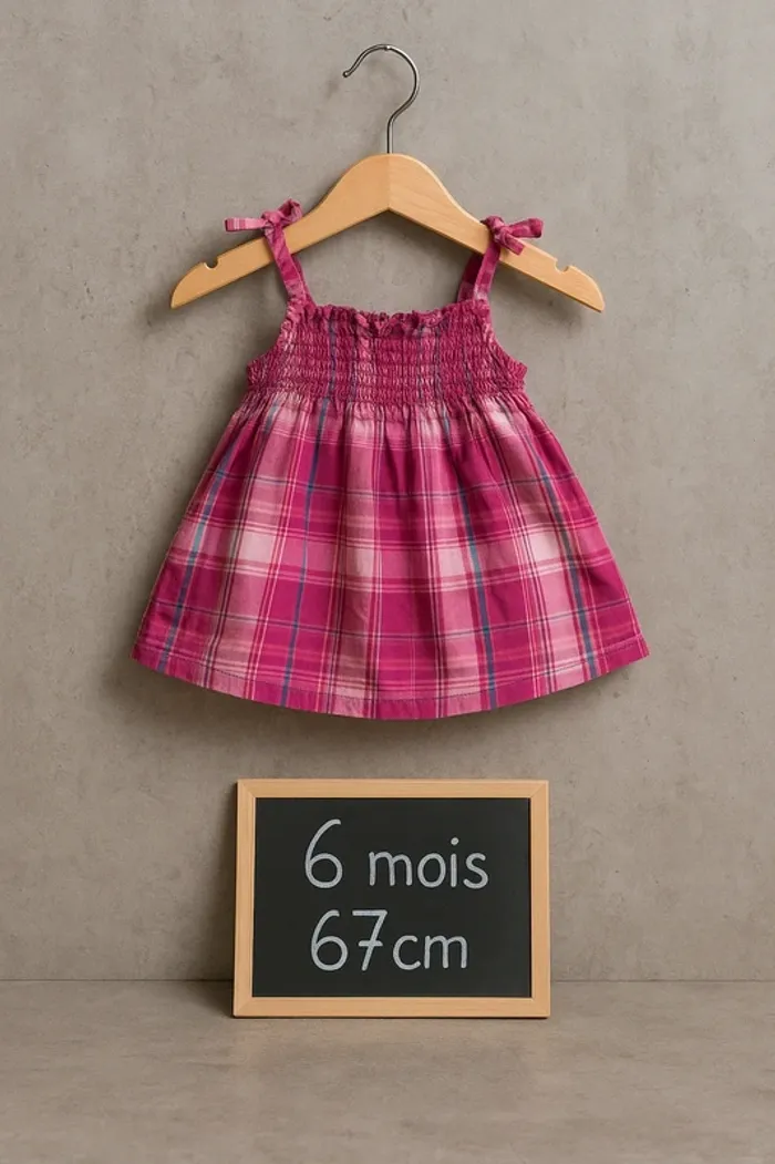 Robe tunique - Taille 6 mois 67cm - Obaibi
