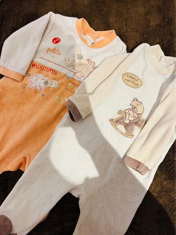 Pyjamas velours 9 mois