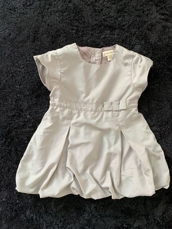 Jolie robe grise Grain de blé 3 mois