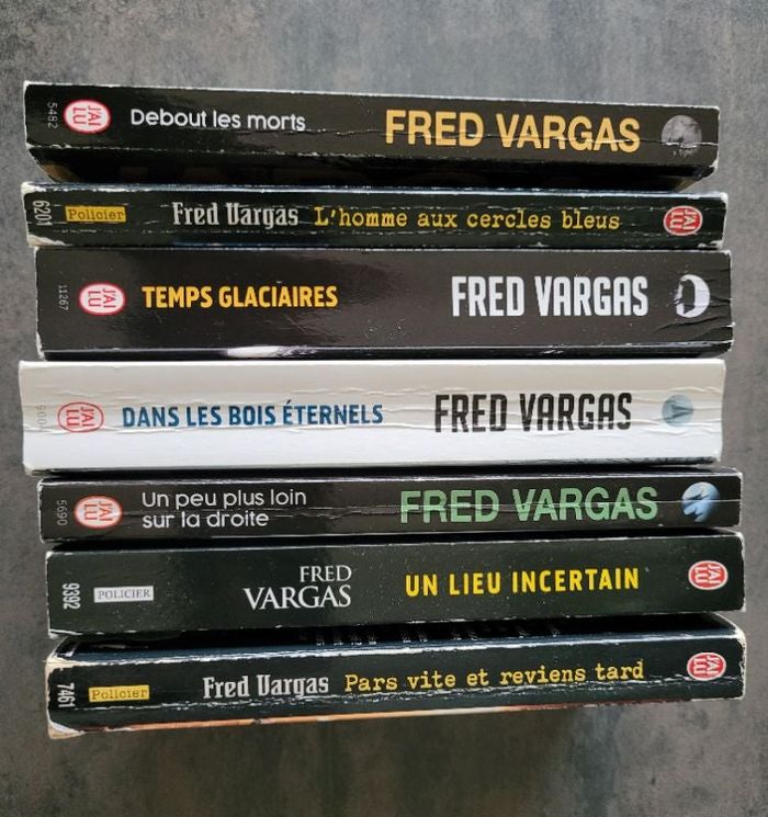 7 livres "Fred Vargas"
