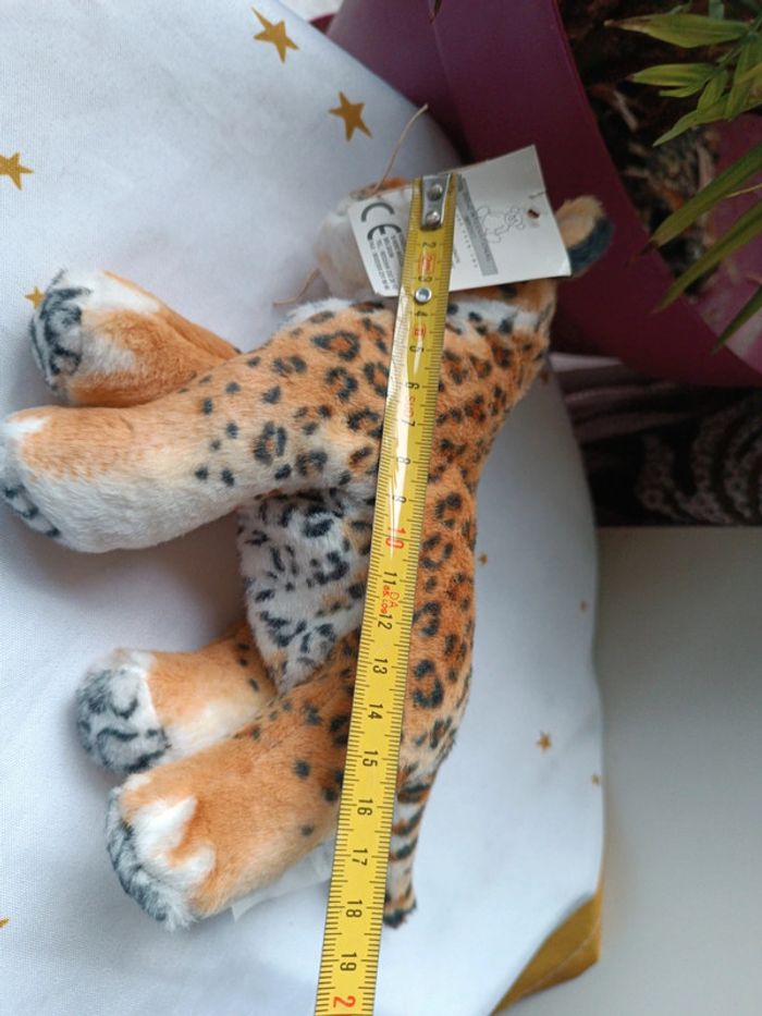 Peluche plush Teddy jaguar animal animaux pet Real bille doho international réaliste small petite - photo numéro 11