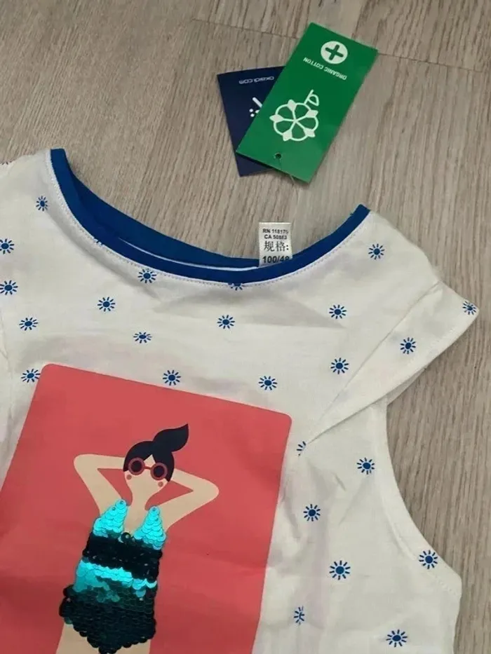 Tee shirtT-shirt  Okaidi Okaïdi taille 3 ans Neuf - photo numéro 3