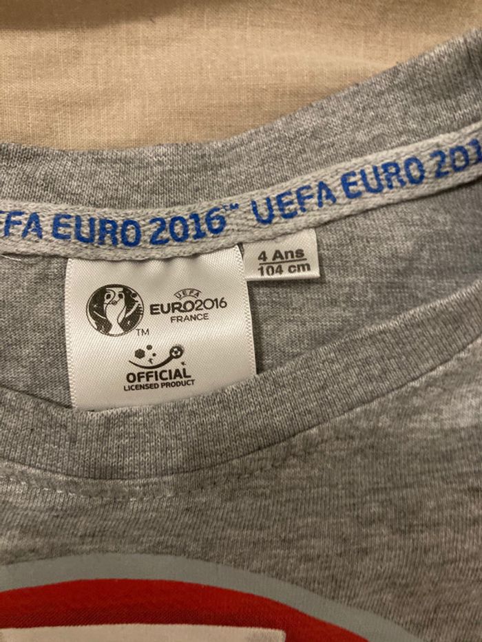 Tee-shirt foot 4 ans euro2016 - photo numéro 2