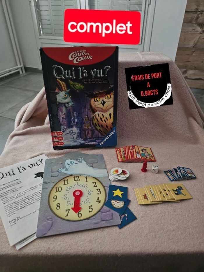 Qui l'a vu ? Unissez-vous pour retrouver le voleur jeux de sociétéSociété plateau enfant