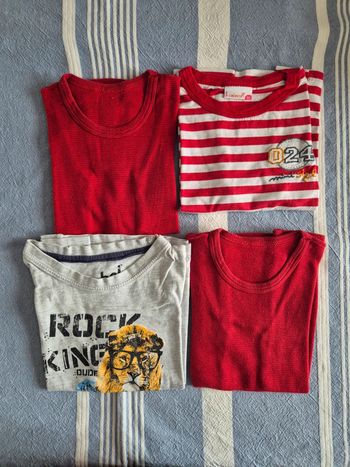 Lot de 4 t-shirts 6 ans