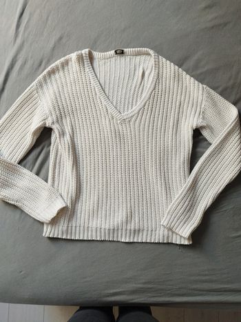Pull col V  grosses mailles Pimkie