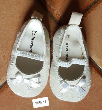 Chaussons ballerines in extenso taille 17
