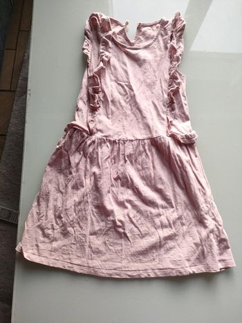 Robe d été rose 9-10 ans