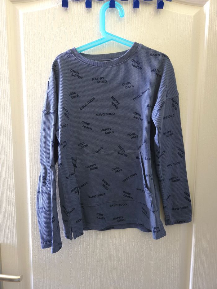 T-shirt bleu à motif Taille 10 ans