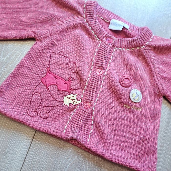 Tres beau gilet rose brillant winnie l ourson. Fille 18 mois. Marque Disney - photo numéro 2
