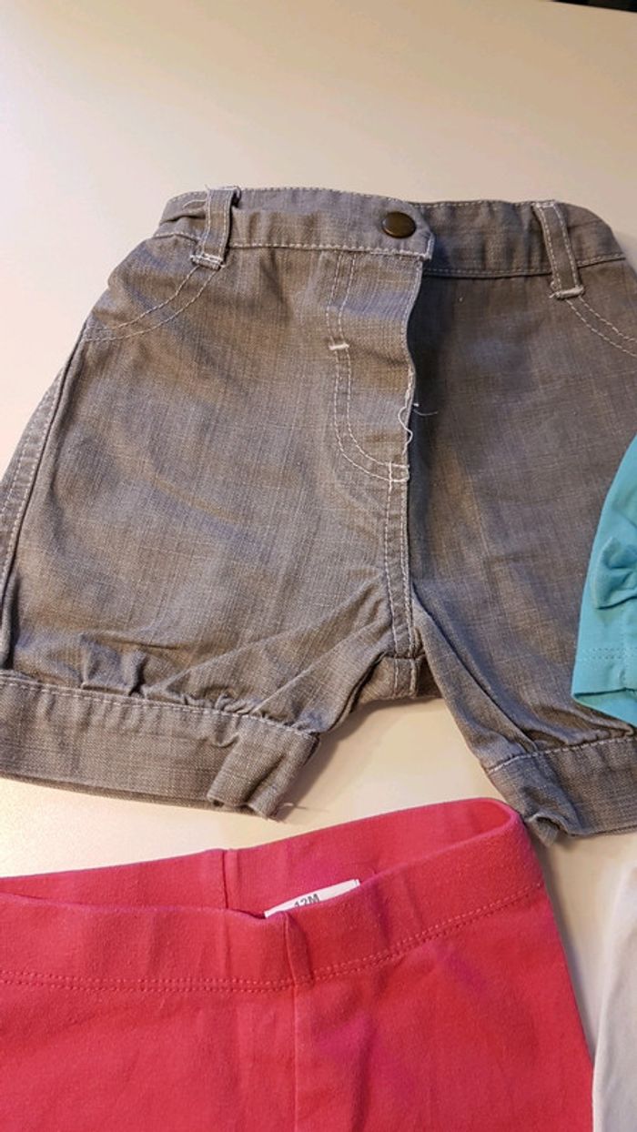 Lot leggings et short 12 mois - photo numéro 2