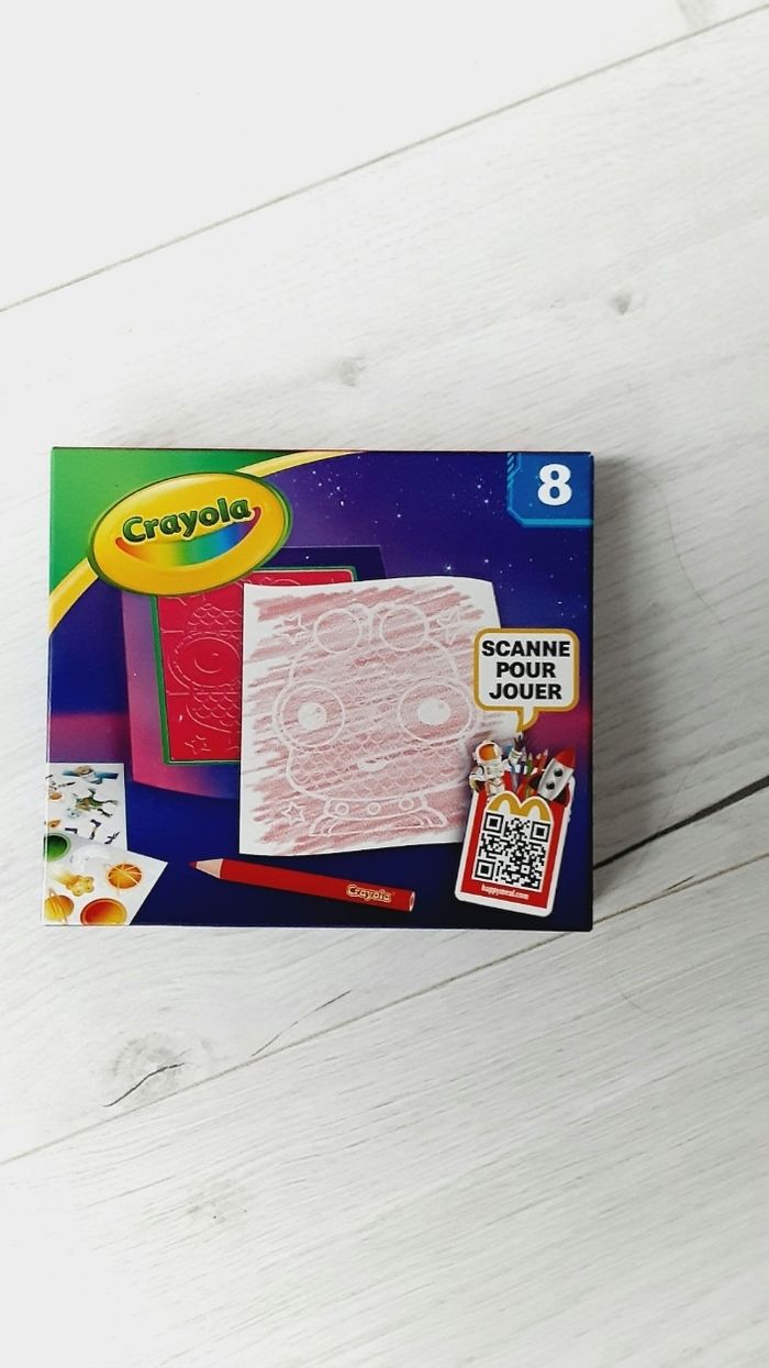 Jeu jouet enfant Happy Meal Mac Donald’s Crayola numéro 8 Neuf