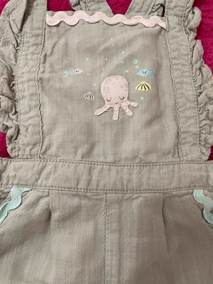 Salopette courte Orchestra 18 mois - 80 cm - photo numéro 2