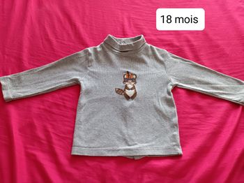 T-shirt manches longues 18 mois