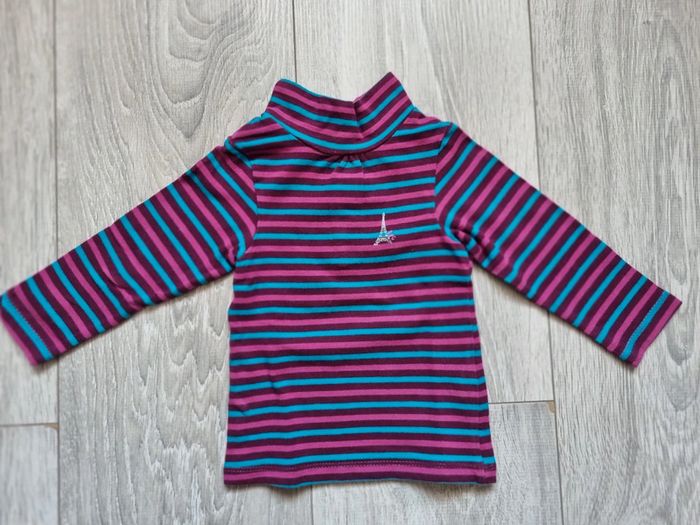 Ensemble tee-shirt + salopette short  6 MOIS - photo numéro 3