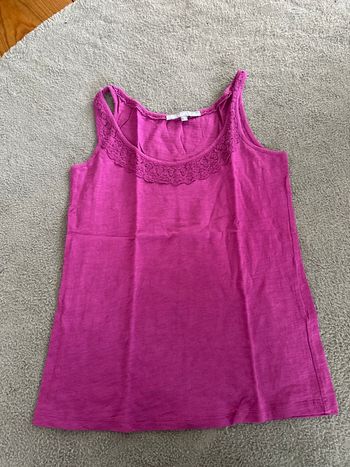 Débardeur femme rose violet 