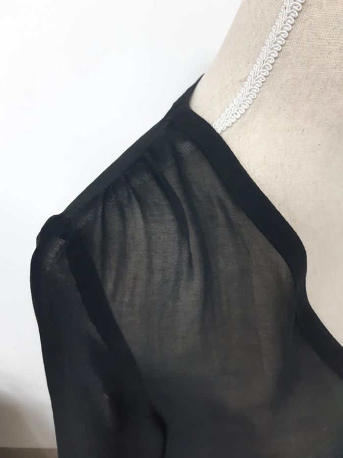 Blouse manches longues noirs NafNaf T38 - photo numéro 4