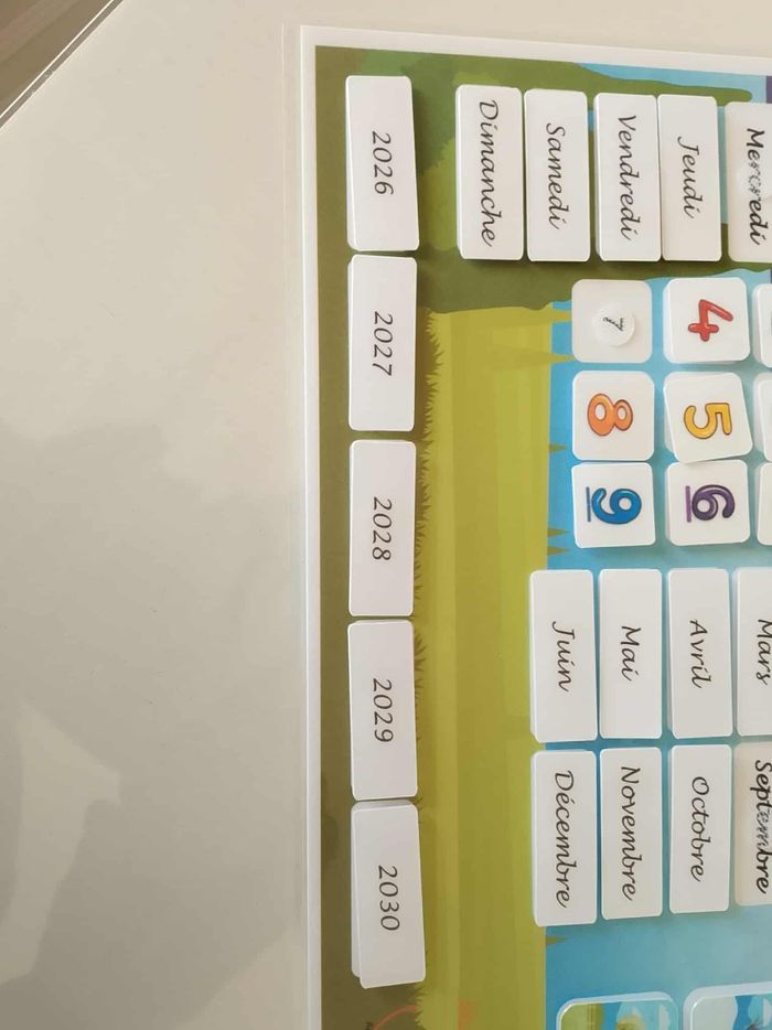 Calendrier journalier pour enfants - photo numéro 3