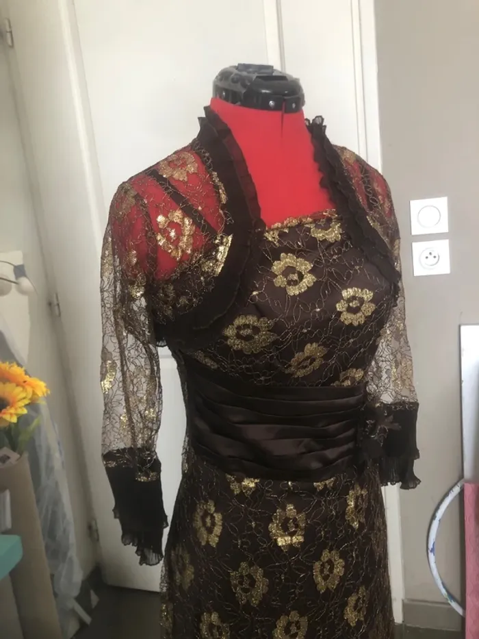 Robe de soirée avec boléro T36/38 femme 👗 - photo numéro 12