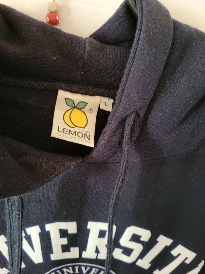 Sweat-shirt capuche Lemon - photo numéro 3