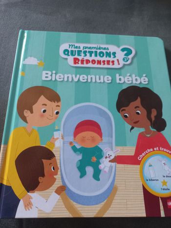 Livre mes premières questions réponses bienvenue bébé nathan