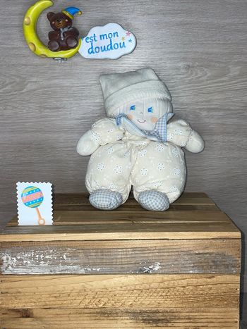 NOU117 doudou lutin nounours