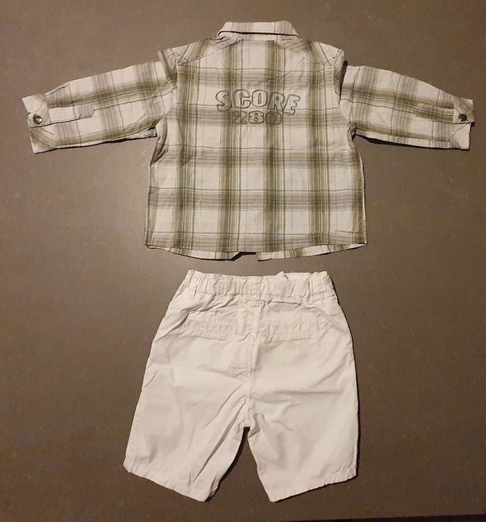 Ensemble short et chemise élégant - photo numéro 2