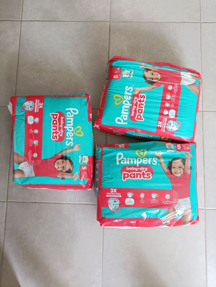 3 Pampers pants culottes T5